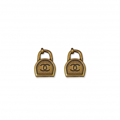 CHANEL PADLOCK EARRINGS